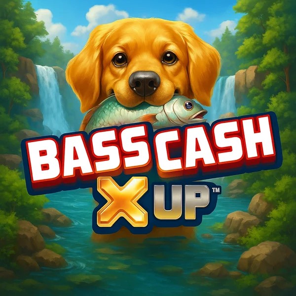 Bass Cash X UP slot icon by Alchemy Gaming, available at Spinstein Casino