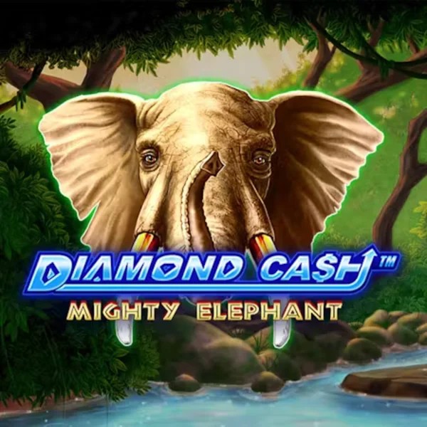 Diamond Cash Mighty Elephant slot visual from Greentube available on spinsteincasinos.de
