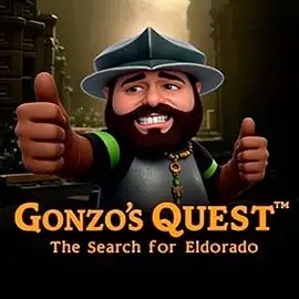 Gonzo's Quest slot logo by NetEnt at Spinstein CasinoGonzo's Quest