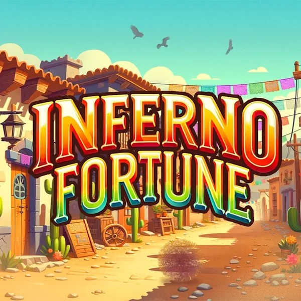 Inferno Fortune online game logo by Atomic Slot Lab on spinsteincasinos.de