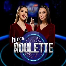 Mega Roulette slot logo by Pragmatic Play at Spinstein Casino