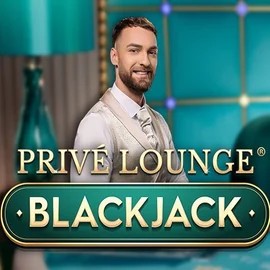Official Live Casino logo: Privé Lounge Blackjack by Pragmatic Play at Spinstein Casino