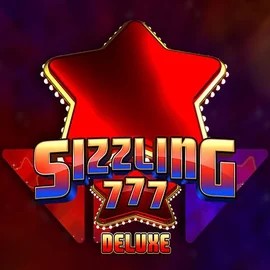 Sizzling 777 Deluxe slot logo by Wazdan at Spinstein Casino